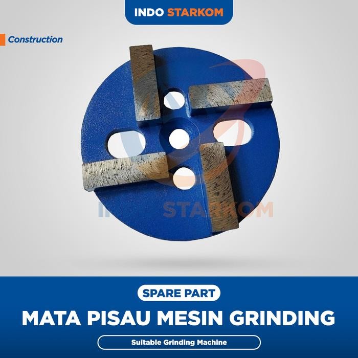 Segmen Mesin Grinding Lantai Beton Mata Pisau Mesin Poles Lantai Set