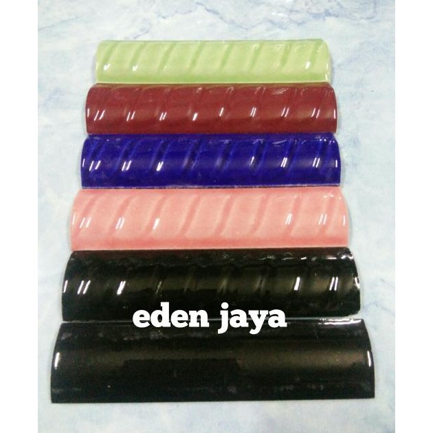 Bon bon keramik 10 cm / List keramik siku siku / kuku macan