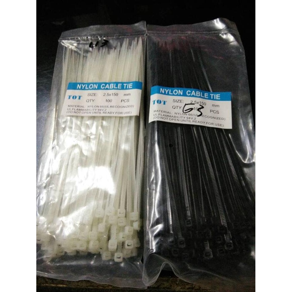 

KABELTIS KABEL / CABLE TIE/ PENGIKAT KABEL PANJANG 150 MM