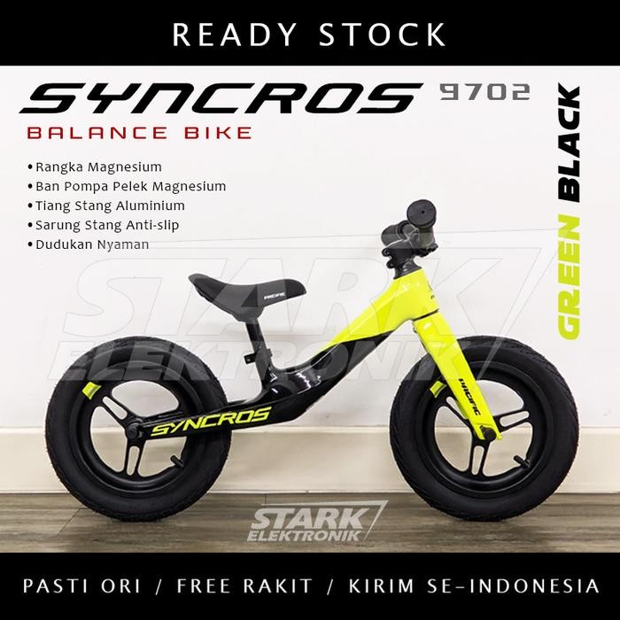 Balance Bike PACIFIC SYNCROS PC 9701 Push Bike Sepeda Anak Pacific