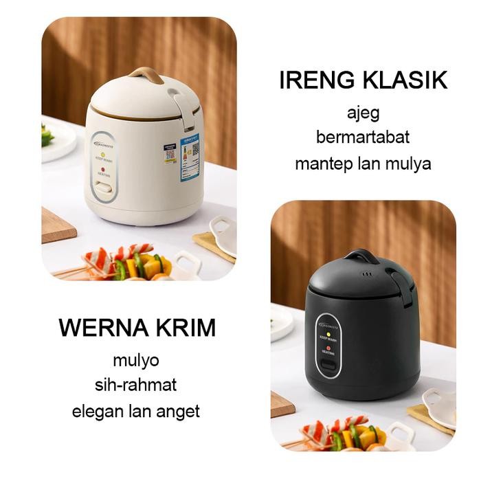 MAIMEITE Magic Com 1.2 liter Penanak nasi Kecil dan portabel Low watt Rice Cooker