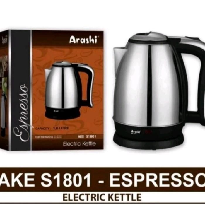 Arashi Kettle Elektrik / Ceret Listrik AKE 1801 / Teko Listrik Murah