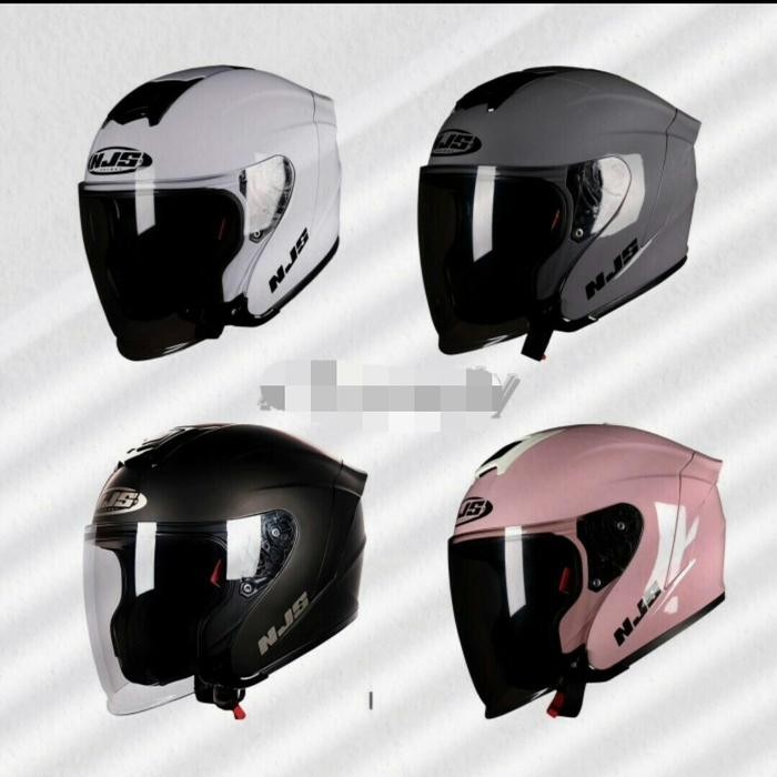 Helm Njs Kairoz Helm Half Face Asli Njs