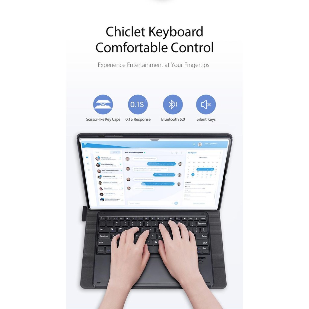 TERBARU CASE KEYBOARD BLUETOOTH SAMSUNG TAB S9 TAB S9 PLUS TAB S9 ULTRA TAB S9 FE TAB S9 FE PLUS