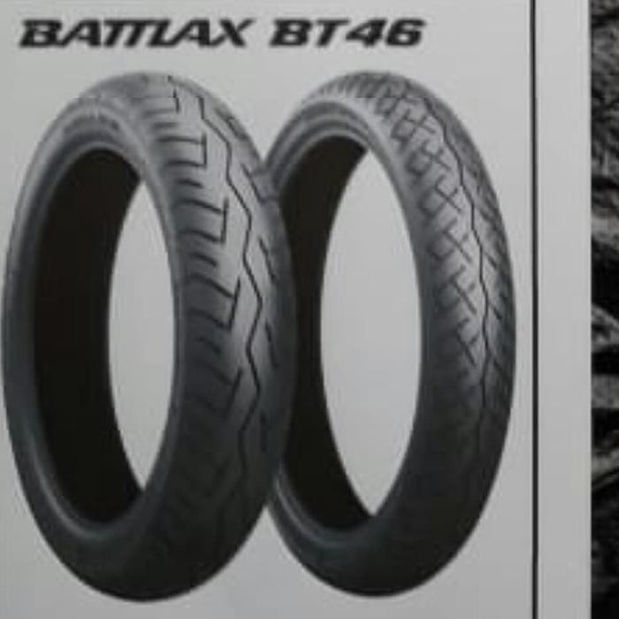 Paketan Ban Luar Battlax Bridgestone Bt 46 Uk 110/70-17 & 130/70-17
