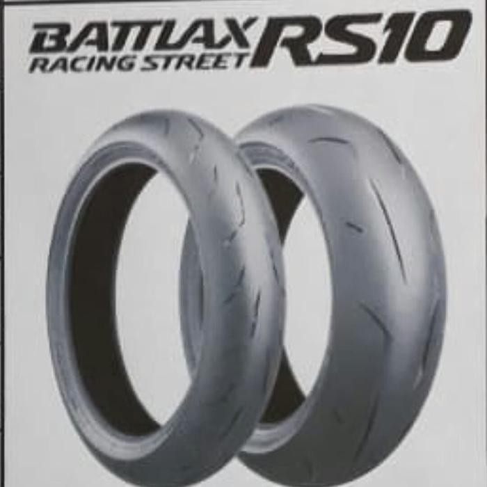 Paketan Ban Luar Battlax Bridgestone Rs -10 Uk 120 /70-17 & 150/60-17