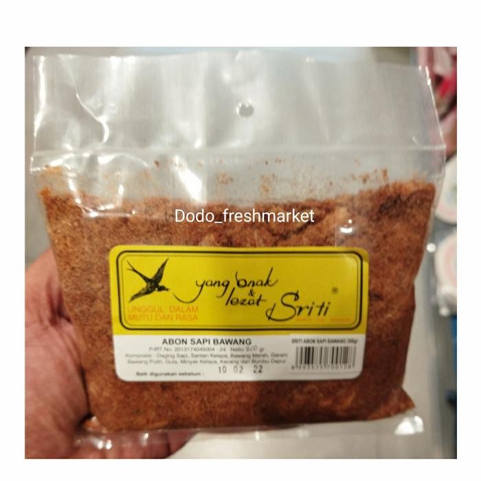 

Sriti Abon Sapi Bawang 200Gr Terlaris