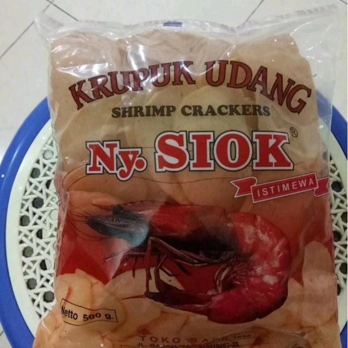 

Kerupuk Udang Oval Bulat Ny Siok Best Quality Asli 100% Original