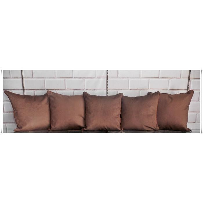 SARUNG BANTAL SOFA KURSI SHABBY IC NIMALIS MEWAH / PAKET SBK SET 40X40 POLOS COKLAT BANTAL KURSI