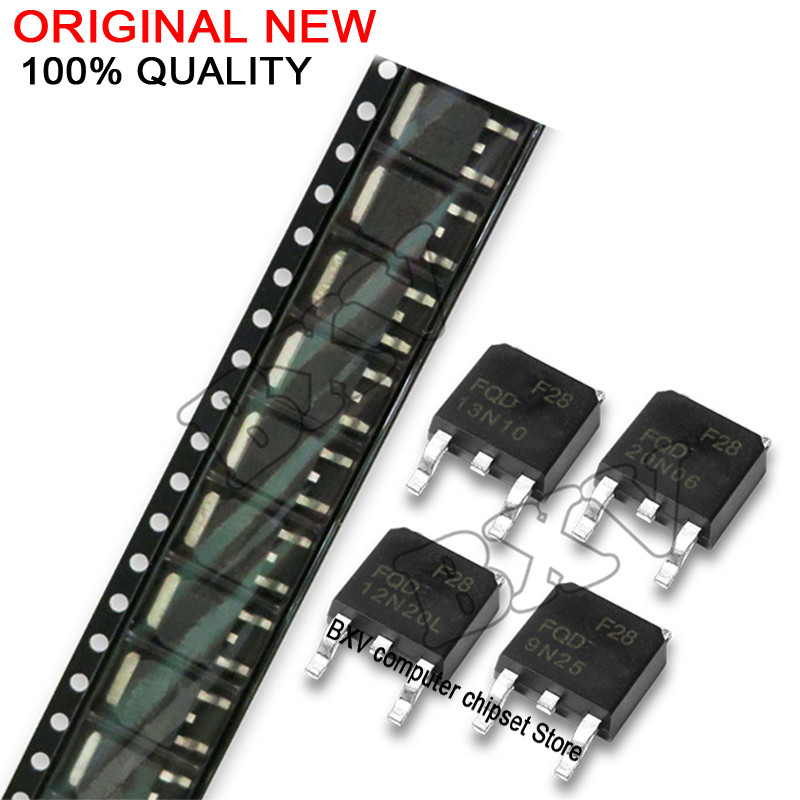 10pcs FQD12N20L TO252 FQD12N20 12N20 FQD20N06 20N06 FQD7N10L FQD7N10 7N10 FQD9N25 9N25 FQD13N10