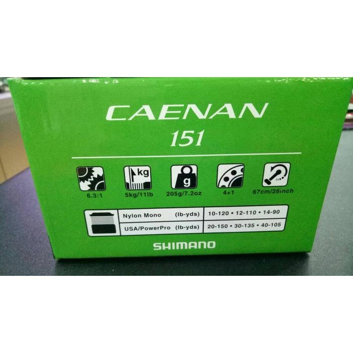 Reel BC Shimano Caenan 151