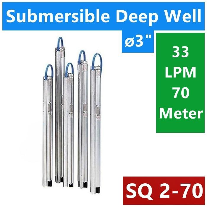 Pompa Submersible Grundfos 3 inch SQ2-70 1PK