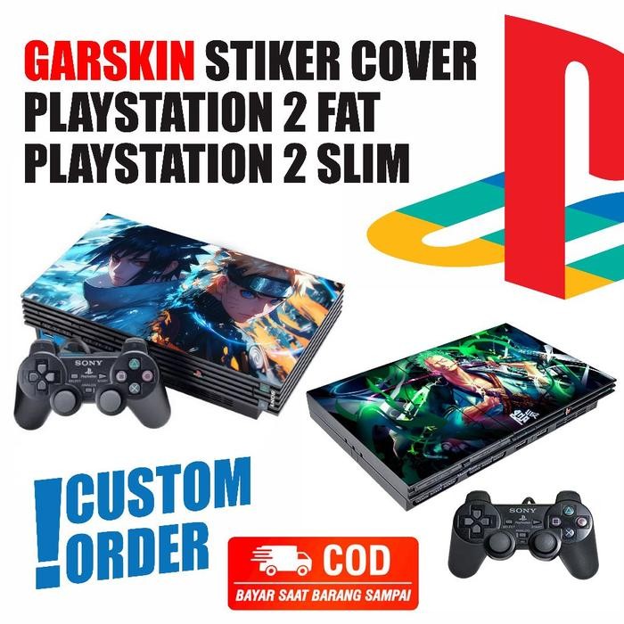 (Allthebest) GARSKIN STICKER COVER PS2 FAT & PS2 SLIM