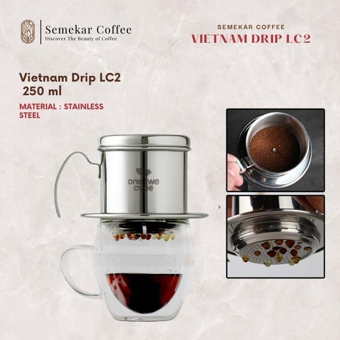 Otten Flair - Vietnam Drip Coffee Maker Washable 7Q Penyaring Kopi By Semekar Stainless Steel