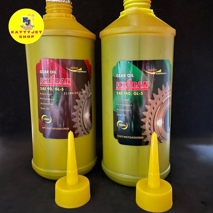ichiban gear oil / oli gardan ichiban / oli transmisi sae140 sae90 1liter 1l