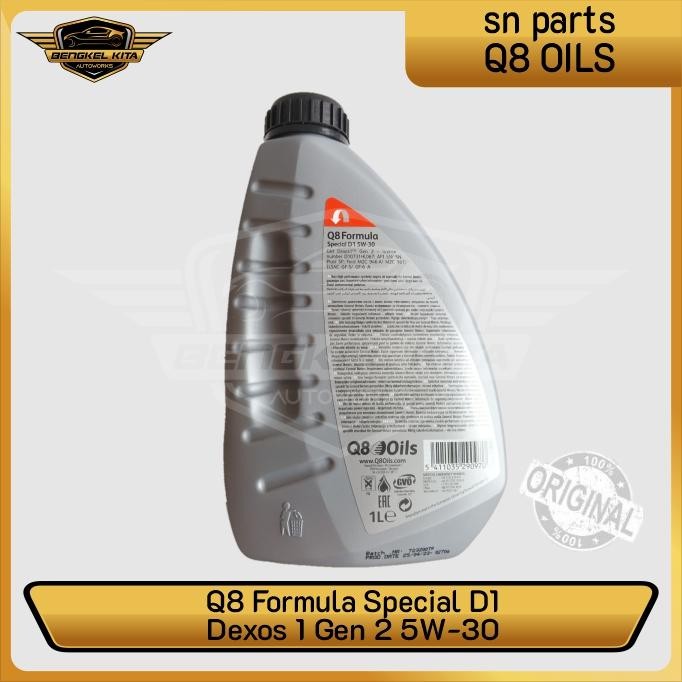 Oli Mesin Q8 FORMULA Special Dexos 1 Gen 2 5W 30 Full Synthetic 1 L
