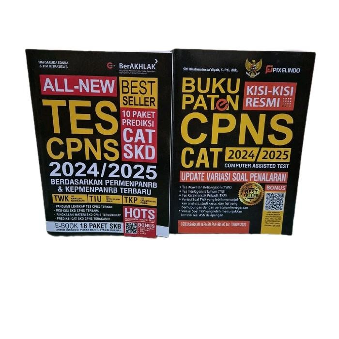 PAKET 2 BUKU, AL NEW CPNS DAN BUKU PATEN CPNS