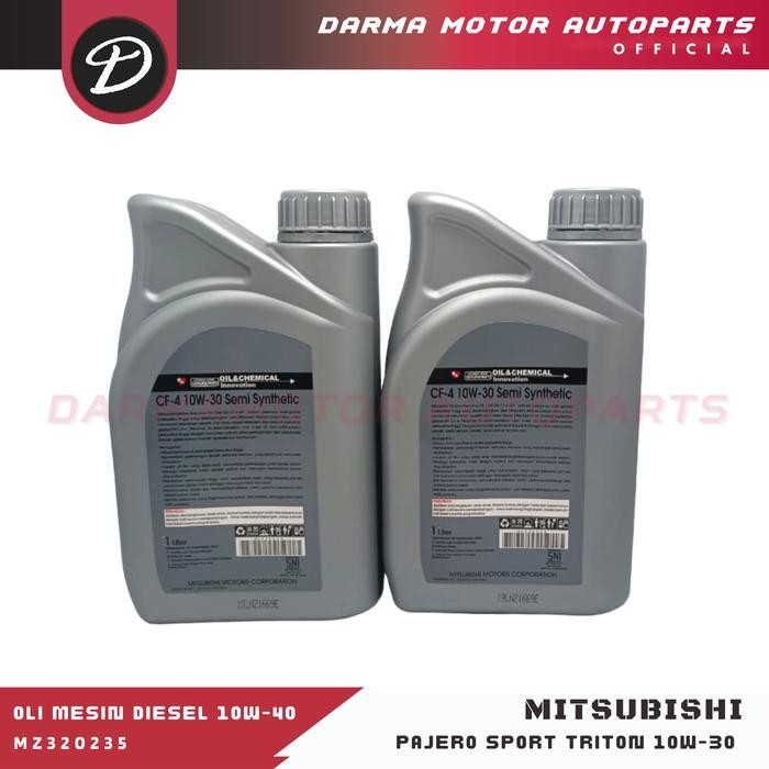 OLI MESIN DIESEL MITSUBISHI 10W-40 PAJERO SPORT TRITON 10W-30 MZ320235