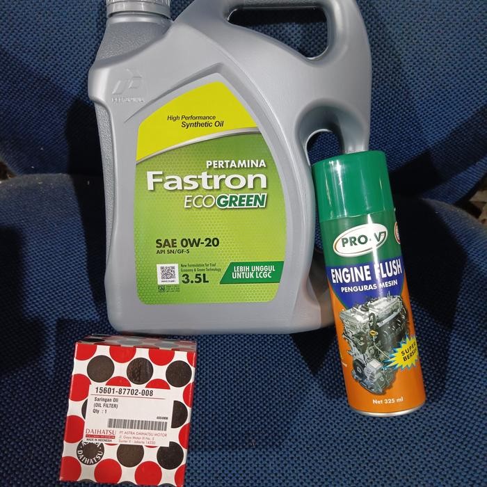 fastron eco 0w20 + oli filter + flush