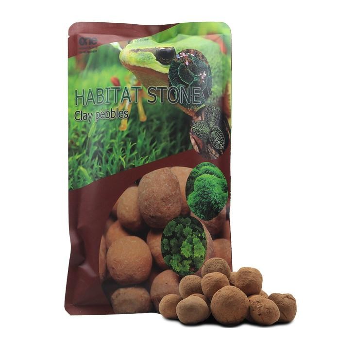 HABITAT STONE 1 LITER MEDIA TANAM TERRARIUM VIVARIUM CLAY PEBBLE