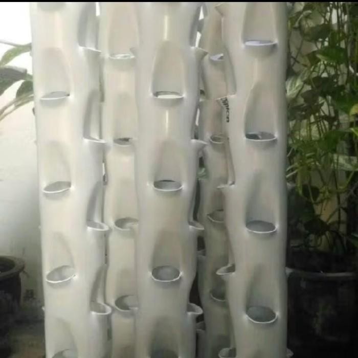Pipa Hidroponik Tower / Vertikal 100 Cm - 4 Inc