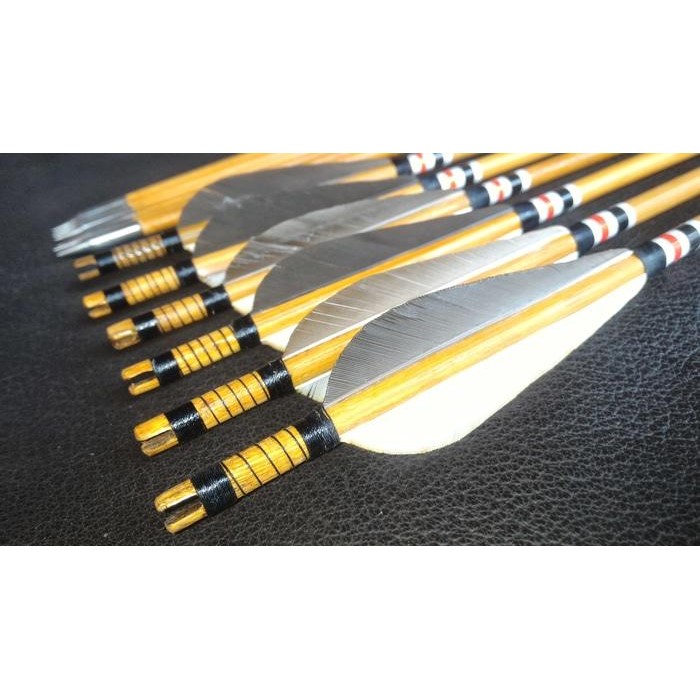 anak panah bambu 8mm per 6 pcs arrow kayu petung bukan alumunium kode 1399