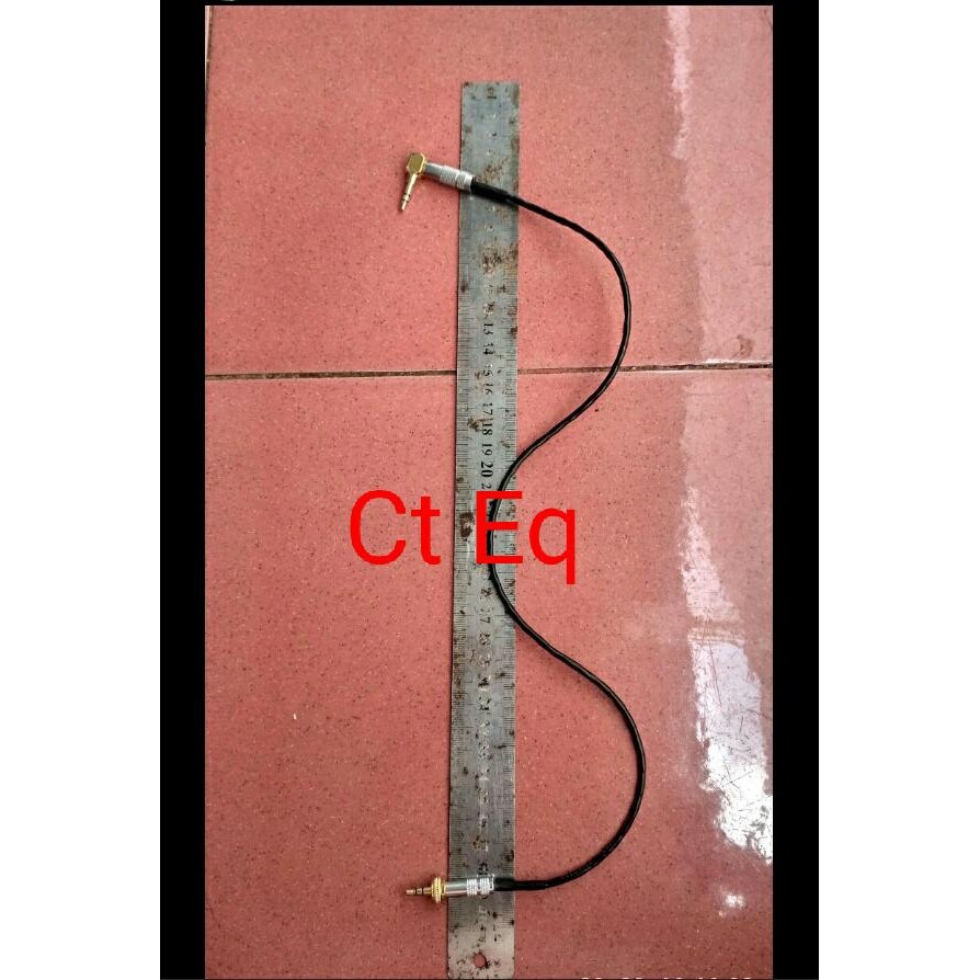 Jack 3.5Mm Derat Dalam To Jack 3.5Mm L Untuk Audio Klipon To Camera