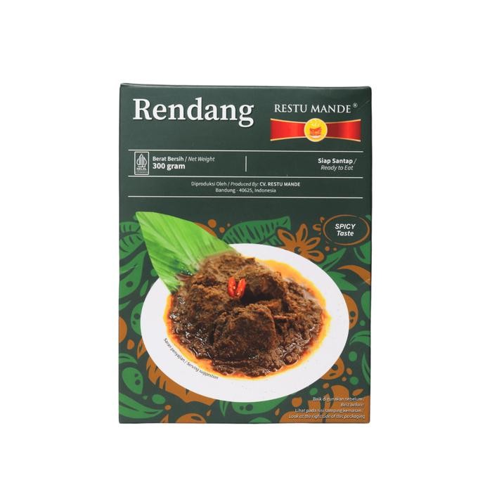 

Diskon! Promo Rendang Sapi Basah Pedas Restu Mande 300Gr Rendang Spicy Asli Padang