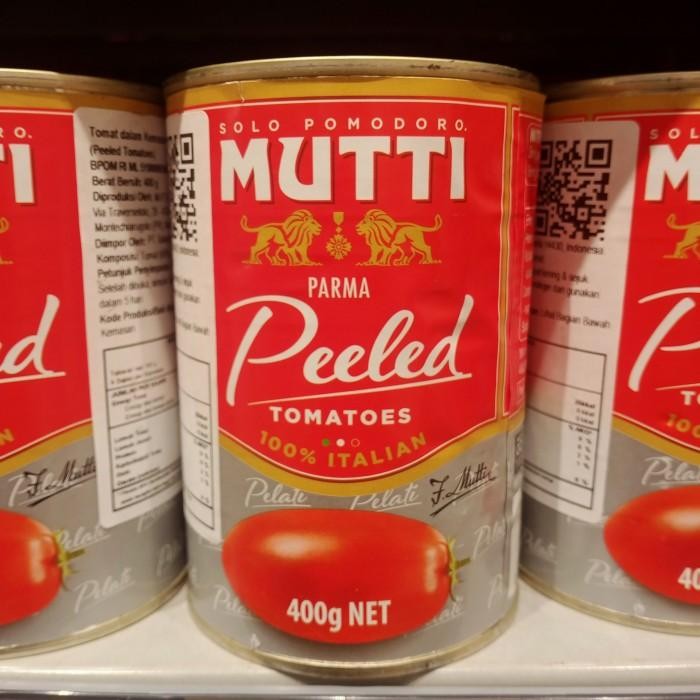 

Diskon! Promo Mutti Peeled Tomatoes 400G Tomat Kupas Kaleng Premium