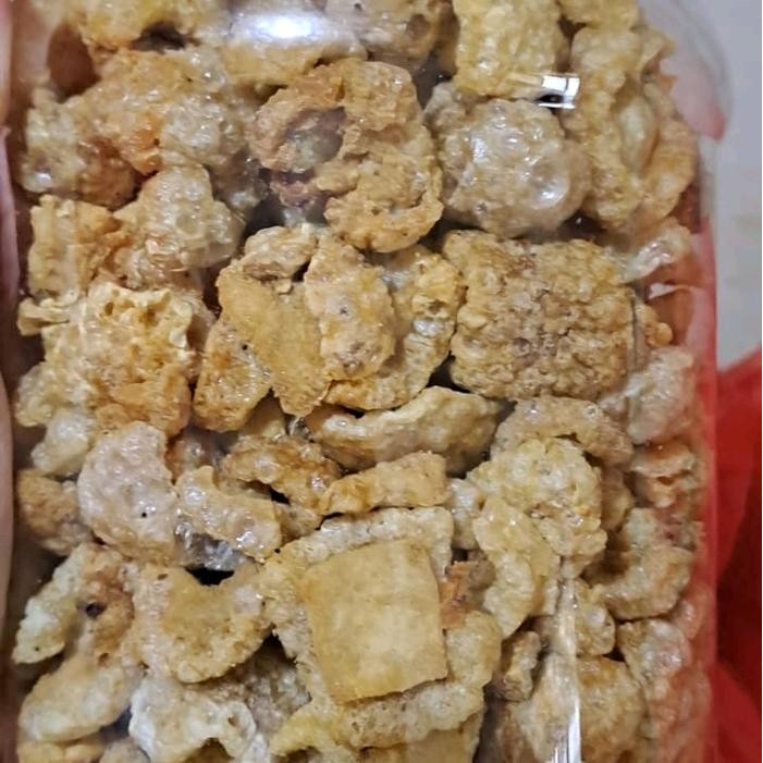 

Diskon! Promo Kerupuk Kulit Babi Rambak Cujiuca Samcan Non Halal Snack Toples