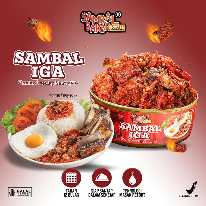 

Diskon! Promo Hemat 4 Sambal Bakar Saji - Sambal Bakar Indonesia Pedas Premium