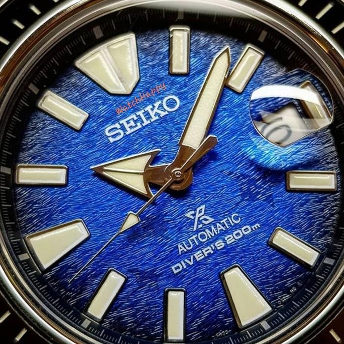 Seiko Prospex SRPE33K1 Samurai Save The Ocean Special SRPE33 Blue Dial
