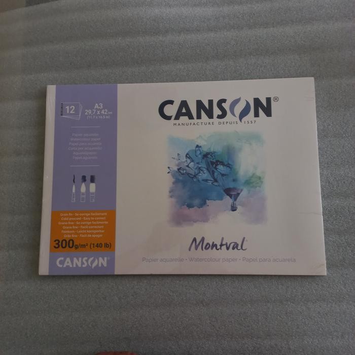 

Canson Montval A3 (Watercolour Paper) 300 Gr