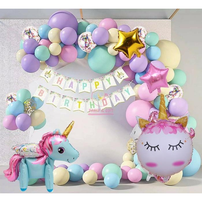 Paket Dekorasi Ulang Tahun Anak Tema Unicorn