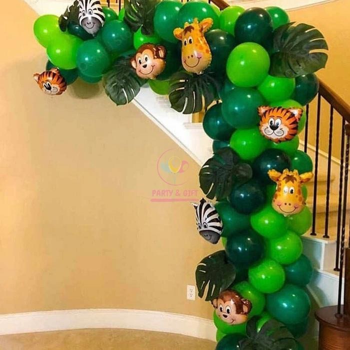 Paket Dekorasi Ulang Tahun Anak Tema Jungle Animal