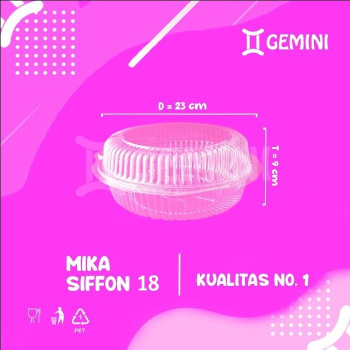 JT MIKA KUE BOLU BULAT / MIKA BOLU CHIFFON / MIKA BOLU SHIFFON 20 CM BOWL