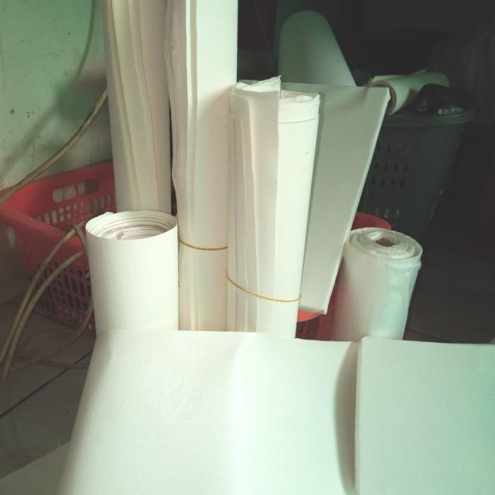 

Kain Kanvas Media Lukis Roll Marsoto Warna Putih Ukuran 6 X 1.6M