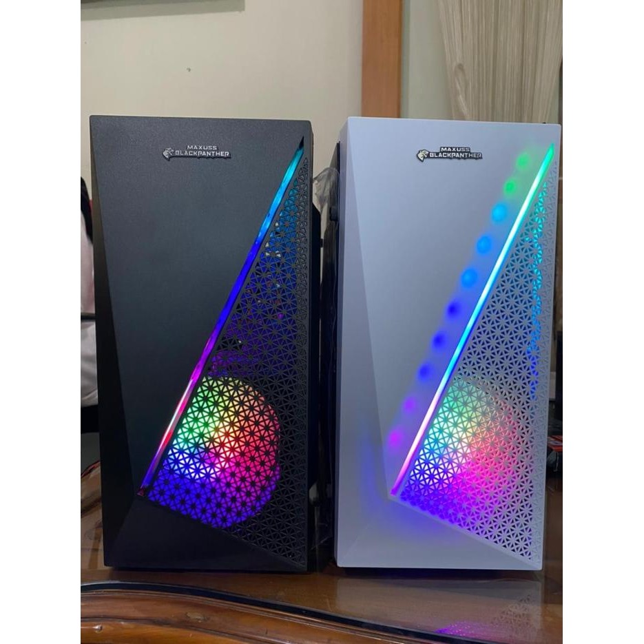CASING BLACK PANTHER 165-25 INCLUDE FAN RGB TANPA PSU