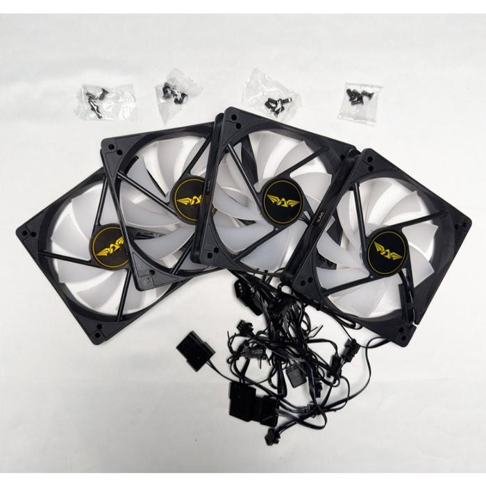 FAN CASING ARMAGGEDDON ARGB KIT 5000 RGB PC COOLING FAN WITH 9 BLADE ISI 4X FAN