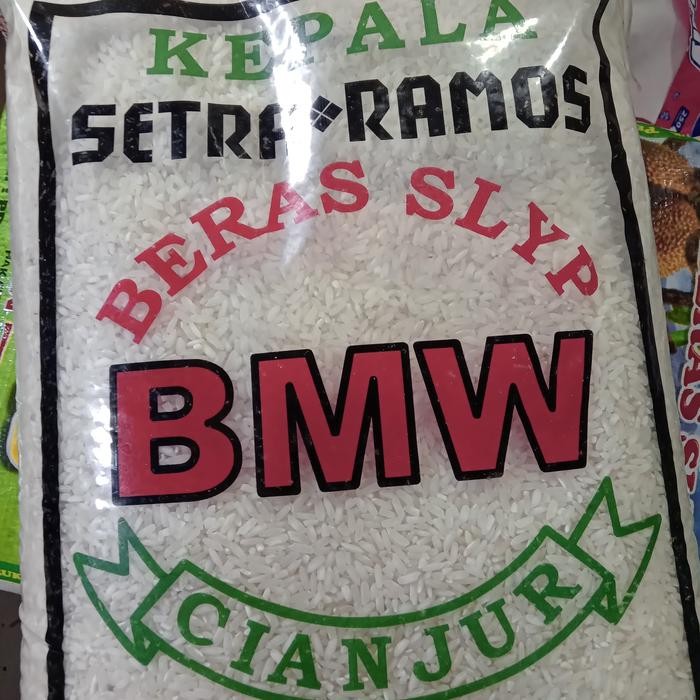 

New Beras Cap BMW cianjur 5kg Ready