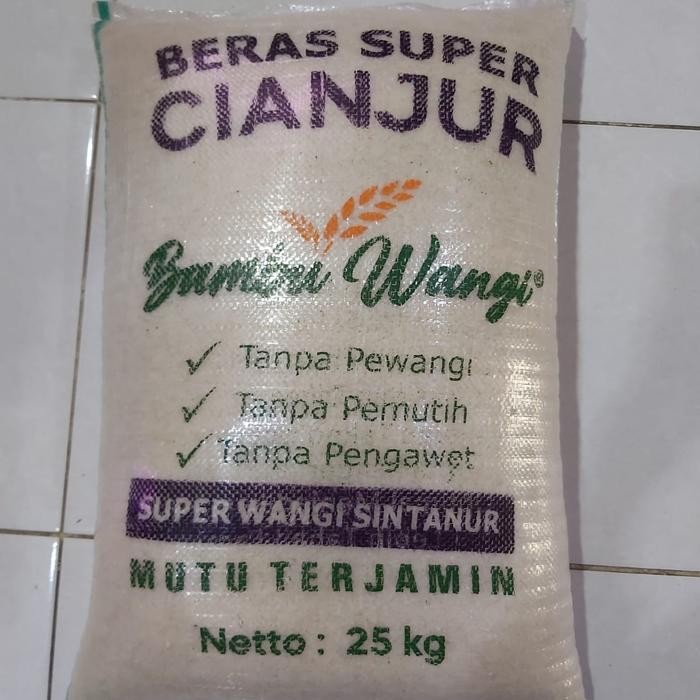 

New Beras Jasmine Vietnam Super 25 KG Original Impor Pandan - Bambu Wangi Ready