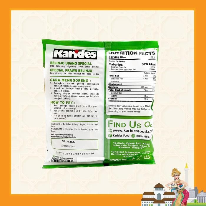 

Promo Terlaris Emping Udang Manis Karides/ Belinjo Udang Manis Karides Ready