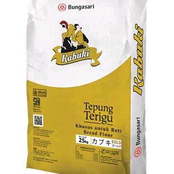 

Terbaru Bungasari Kabuki Gold Tepung Terigu Khusus Roti 25Kg Ready