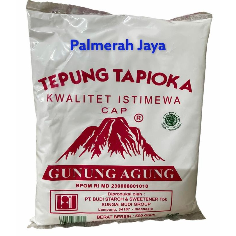 

Barang Terlaris Tepung Sagu / Tepung Tapioka cap Gunung kartonan Ready