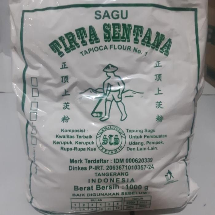 

Terbaru Tepung Sagu Tirta Sentana Tapioka 500gr x 20 pcs 1 Bal/Ball/Dus 10 kg Ready