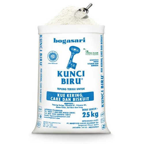 

Promo Terlaris KUNCI BIRU Tepung Terigu 1 x 25 KG Ready