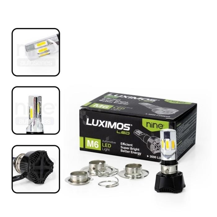 Lampu Led 6 Sisi Luminos Led M6 Eco 9 Universal Semua Motor Bergaransi