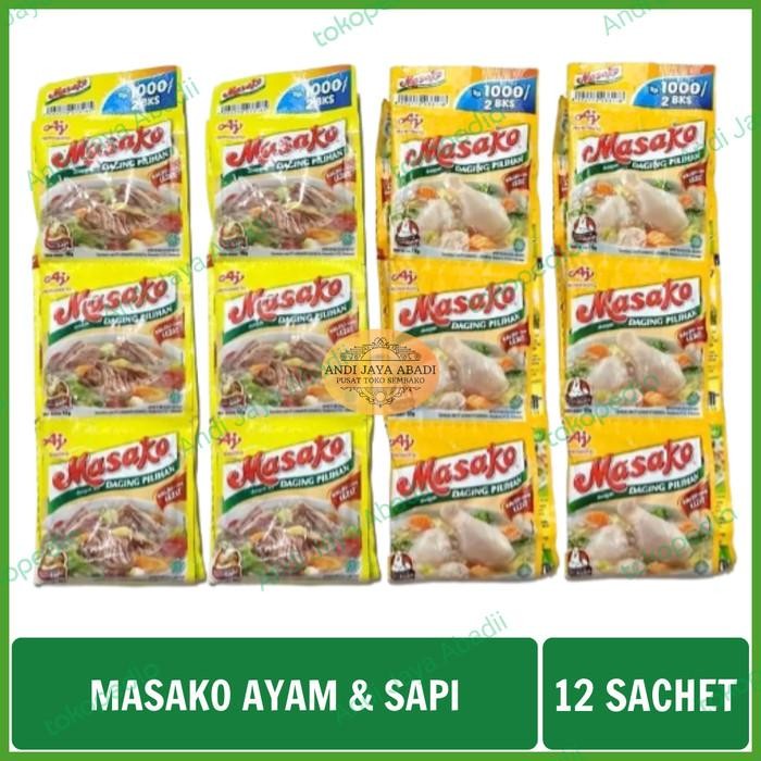 

(Allthebest) MASAKO AYAM DAN SAPI BUMBU PENYEDAP RASA MASAKAN