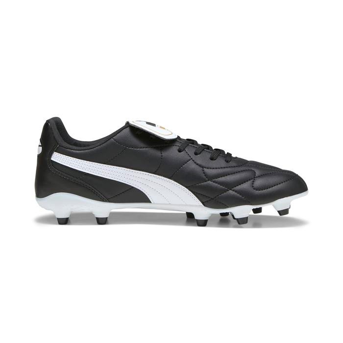 PUMA Sepatu Sepak Bola KING TOP FG/AG Black-White-Gold