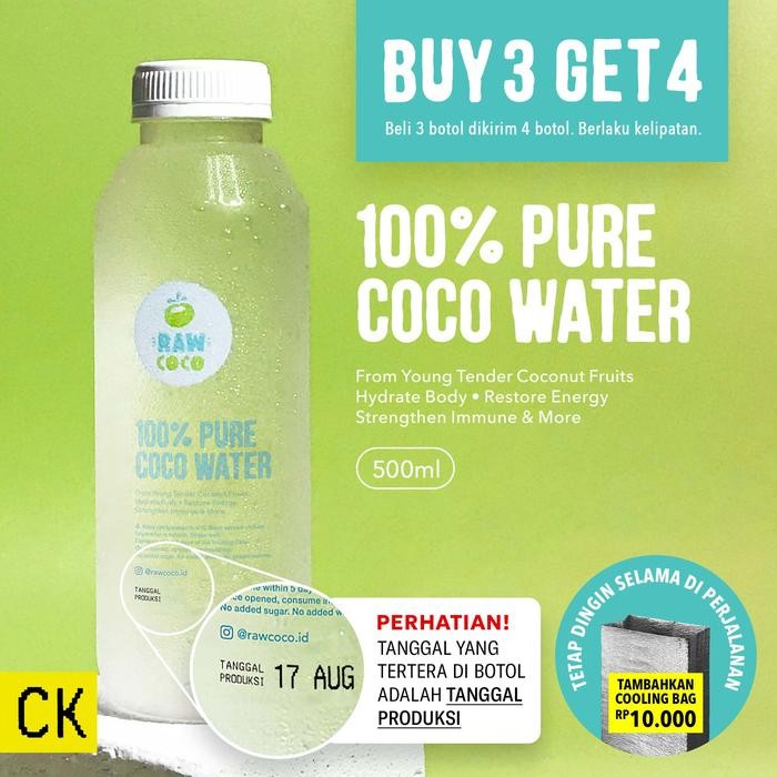 

RAW COCO - COCO WATER AIR KELAPA MUDA COCONUT WATER 500ML